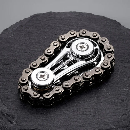 Anti-stress Anxiety Edc Fidget Adult Fingertip Spiral Sprocket Flywheel Metal Bicycle Chain Antistress Toy Fidgets Spinner Toys