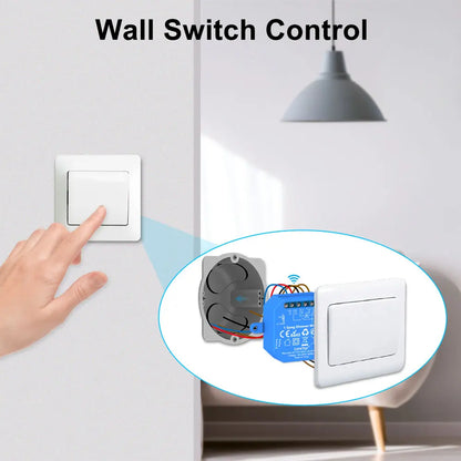 LoraTap Tuya Smart Life ZigBee WiFi Light Switch Module Dimmer Energy Monitor App Remote Control Alexa Google Home Voice Control