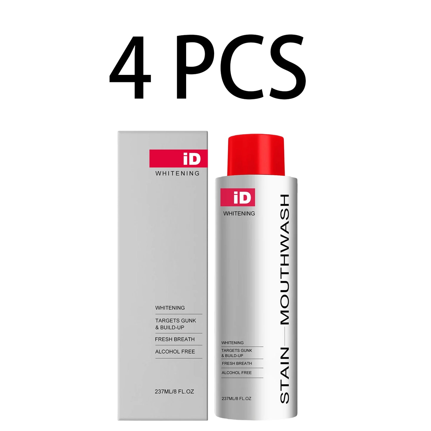 Brightening Mouthwash Remove Plaque & Stains Enamel Safe No Sensitivity Fresh Breath Deep Cleaning Mint Oral Care 237ml