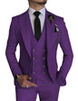 3 Piece Men's Wedding Dress Suits Slim Fit Lapel Tuxedos Party Leisure Formal Male Suit For Groomsman Suit (Blazer+Vest+Pants)
