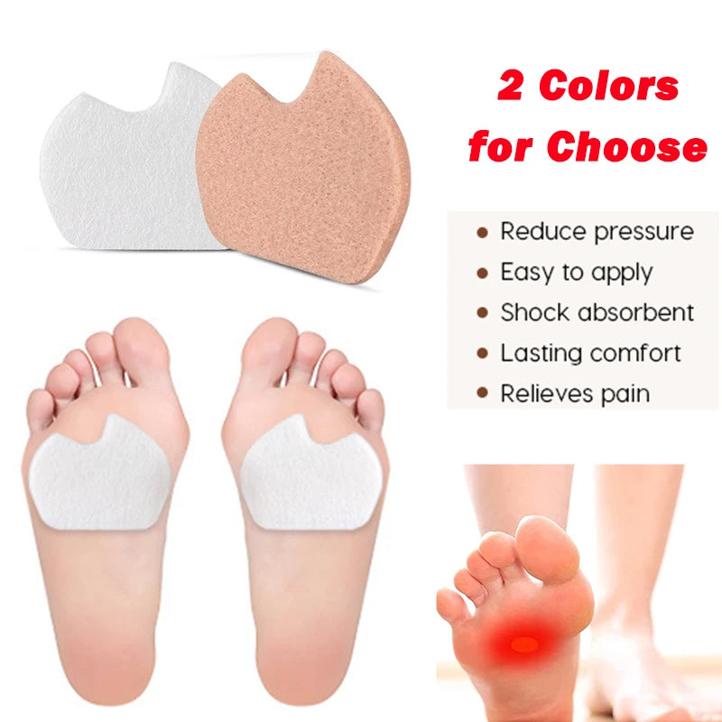 Pexmen 2Pcs/Pair Ball of Foot Cushions Metatarsal Pads for Forefoot Pain Relief Foot Care Protectors Insoles for Men and Women
