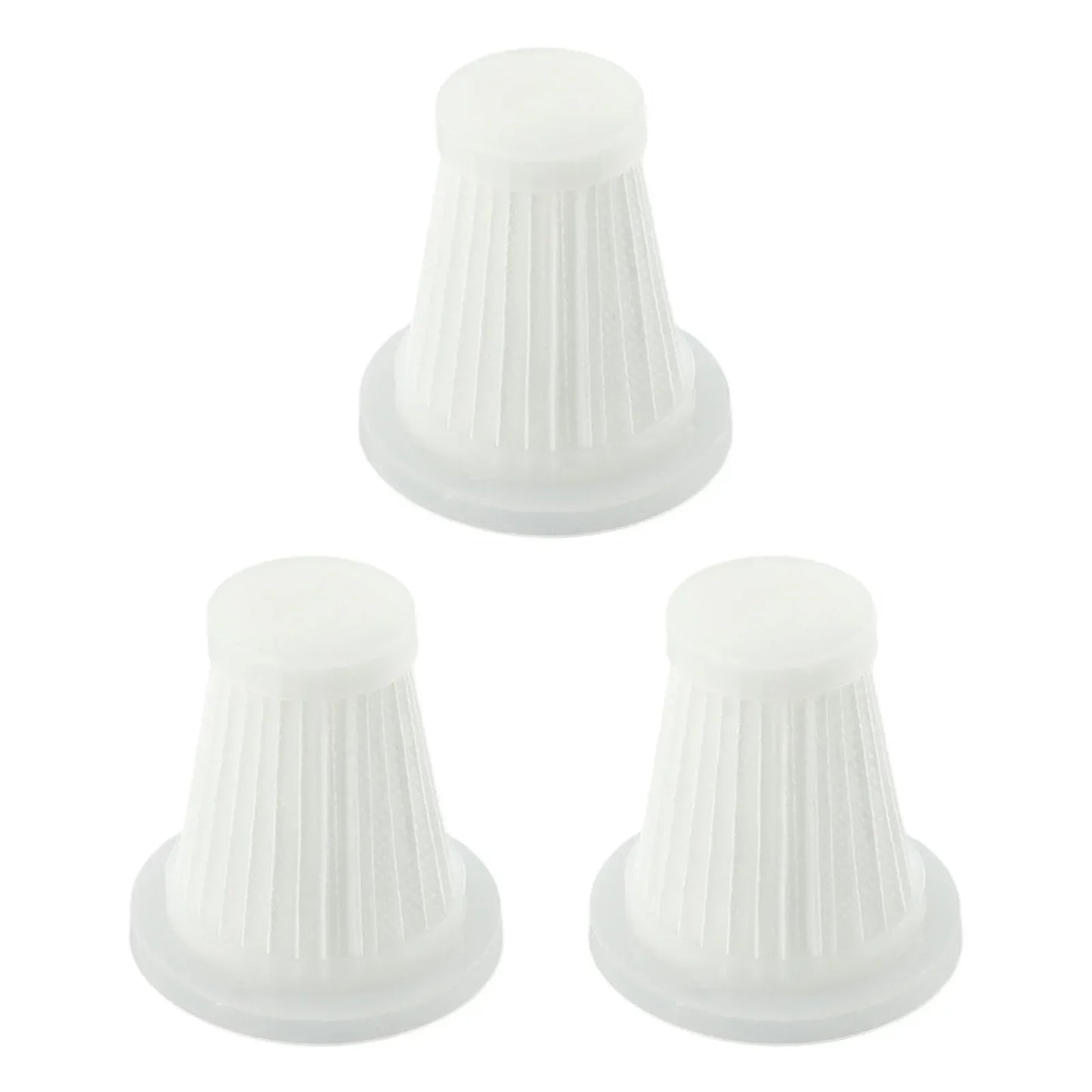 5pcs Car Vacuum Cleaner Filter Wireless Handheld Dust Collector Washable  Air Filter Cartridge Repeatable Applicability Interior