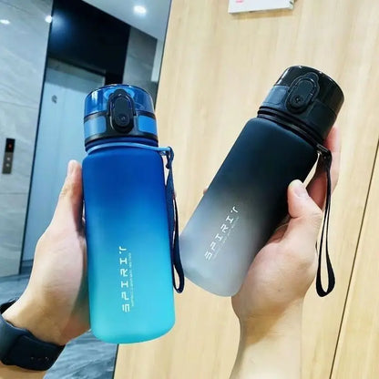 Sports Water Bottle Portable Outdoor Bottle 500ML-1000ML Flip Top Fitness Water Bottle Large Capacity Sports Bottle