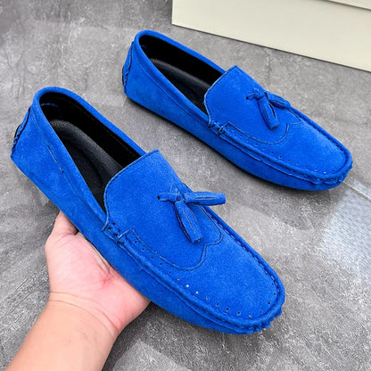 Loafers Men Casual Shoes Tassel Brogue Big Size Driving Shoes Men Loafers Moccasins Breathable Slip on Loafers for Men Shoes