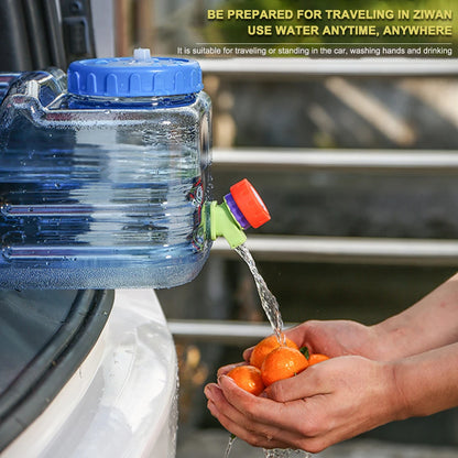 5/5.5/7.5/10L Capacity Pure Water Buckets Container With Faucet Driving Water Tank Emergency Water Storage Container For Outdoor