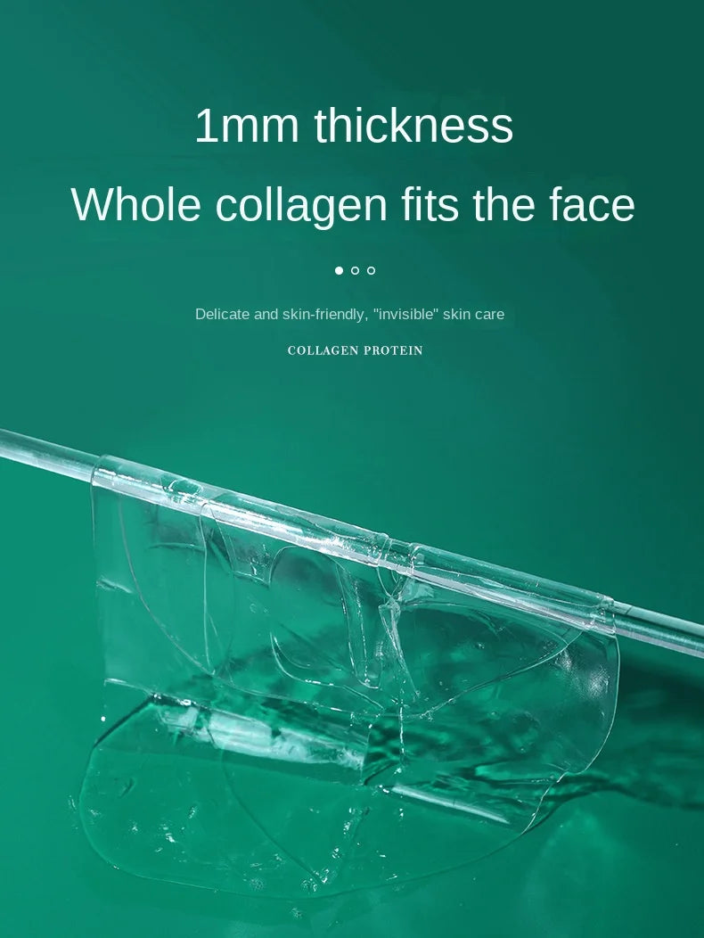 Seaweed Collagen Filling Crystal Mask Jelly Moisturizing Wrinkle Removal Skin Transparent Mask Skin Care Masque Beauty Health