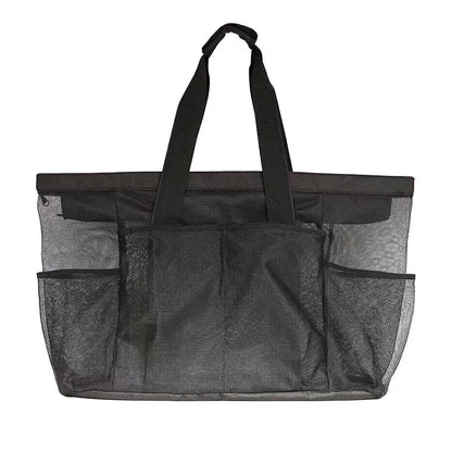 Extra Large Mesh Beach Bag with Multiple Pockets Outdoor Sprots Gym Swimming Storage Bag Travel Picnic Tote Bag