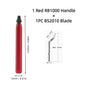 RB1000 Hand Metal Deburring Tool Red with 360 Degree Rotating Blades for 3D Printing Wood Metal Plastic Aluminum Copper Steel