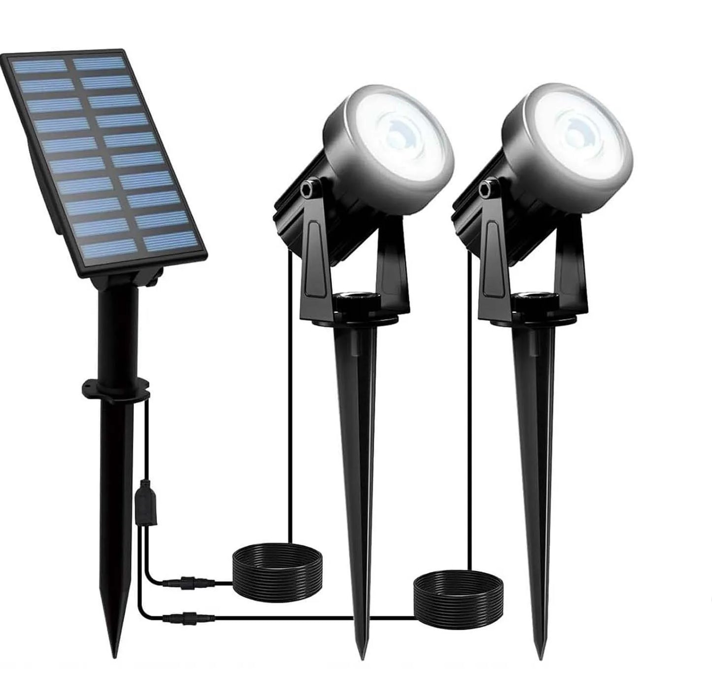 1/2/4/6 LEDS Solar Spotlight Outdoor Garden Wall Lamp for Tree Street Decor IP65 Waterproof LED Landscape Countyard Solar Light