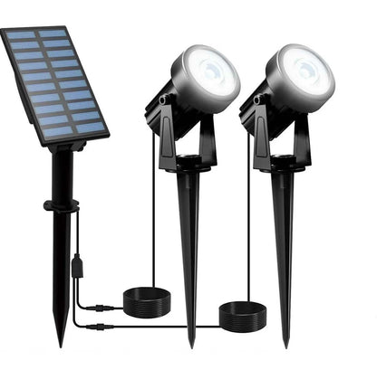 1/2/4/6 LEDS Solar Spotlight Outdoor Garden Wall Lamp for Tree Street Decor IP65 Waterproof LED Landscape Countyard Solar Light