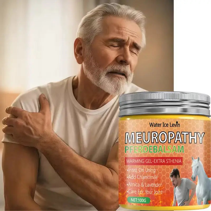 Neuropathy Pferdebalsam Joint Cream - Warming Gel with Chamomile, Arnica & Lavender, Deeply Moisturizes & Protects Joints