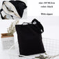 Canvas Cotton bag grocery handbag Foldable Fabric tote bag portable Storage organizer Shopping bag for woman Cloth organizer bag