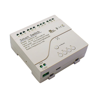 Tuya Zigbee Relay 4CH Smart Home Switch Module APP Remote Control Wireless Radio RF 433 4 Channel Relay for Zigbee Gateway Hub