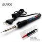 90W LED 936 Soldering iron adjust temperature With M2 M2.5 M3 M4 M5 M6 M8 Hot Melt Nuts Embedding tool For 3D Printer Parts