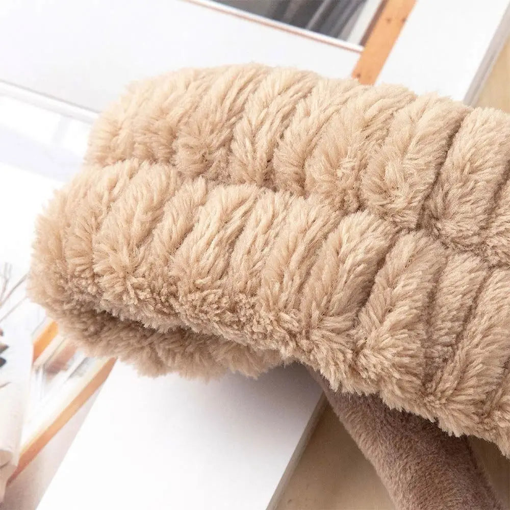 Cute Coral Fleece Cartoon Snail Headband Make up Elastic Face Wash Hairband Skin Care Spa Hairband Women Girl
