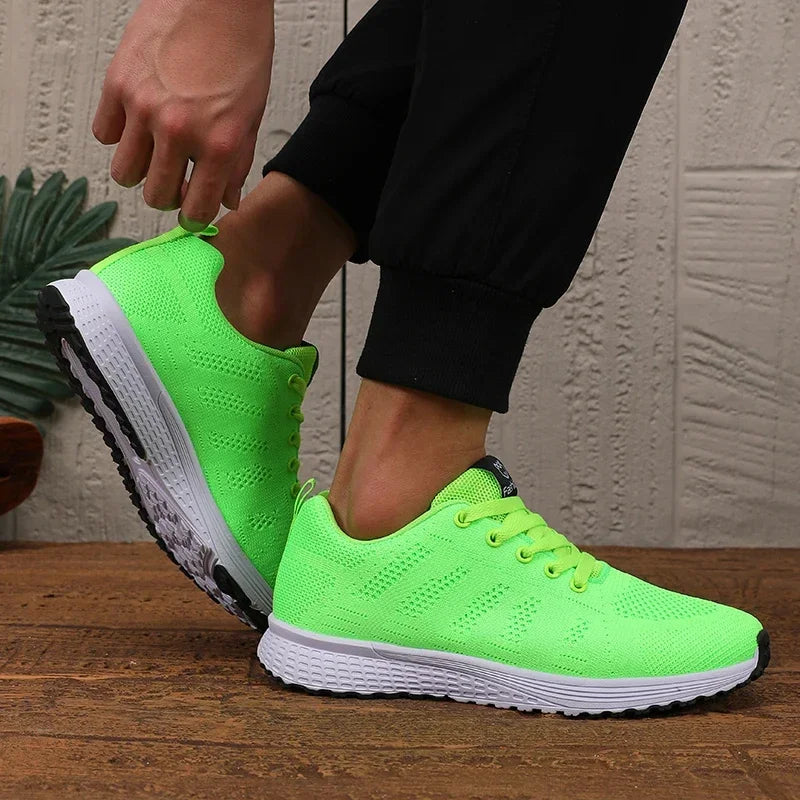 Men's Colorful Trendy Shoes Fashionable Luxurious Design Lightweight Breathable Comfortable Durable Mesh Training Sports Shoes