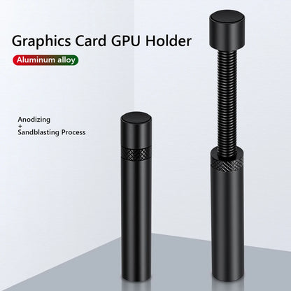Uchwyt wspierający kartę graficzną GPU ze stopu aluminium, wspornik zapobiegający wyginaniu się karty graficznej, uchwyt do obudowy komputera PC