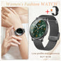 Nowy Smartwatch dla Kobiet 1.32 Cala AMOLED HD Ekran Sportowy Fitness Wodoodporny Zegarek Połączenia Bluetooth Cyfrowy Smartwatch Damski