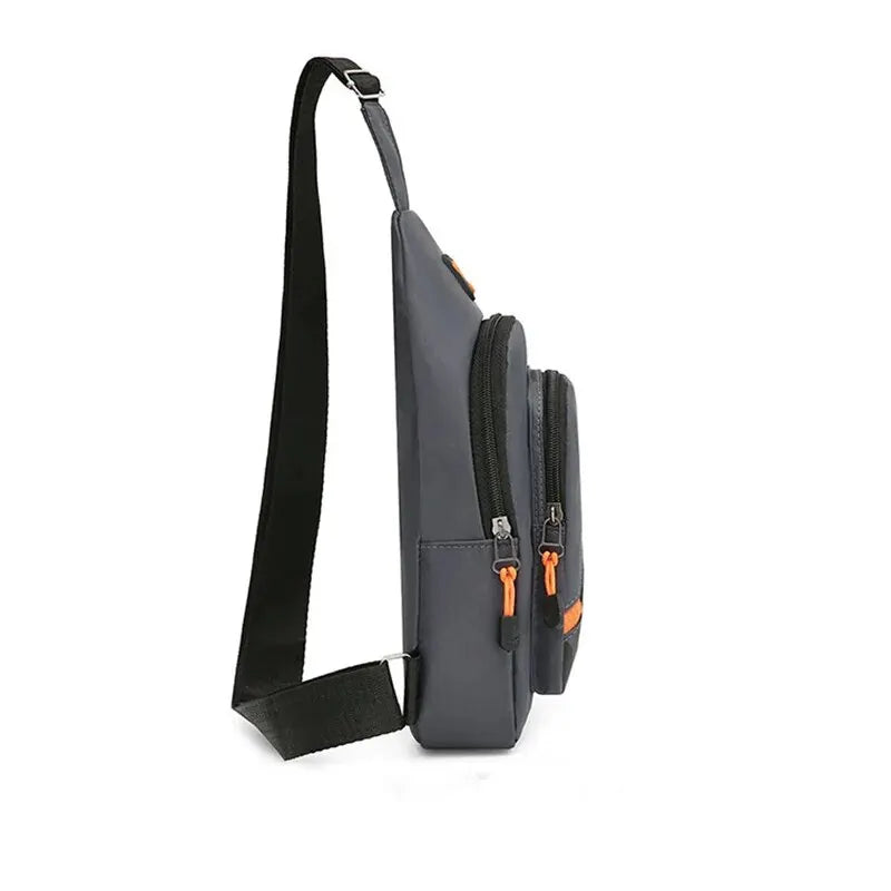Rilibegan Nylon Men's Chest Bag 2023 New Portable Casual Shoulder Bag Trendy and Unique Design Crossbody Bag