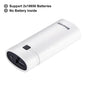 HAWEEL DIY 2x 18650 Battery (Not Included) 5600mAh Power Bank Shell Box with USB Output & Indicator Charging Box for Smartphone
