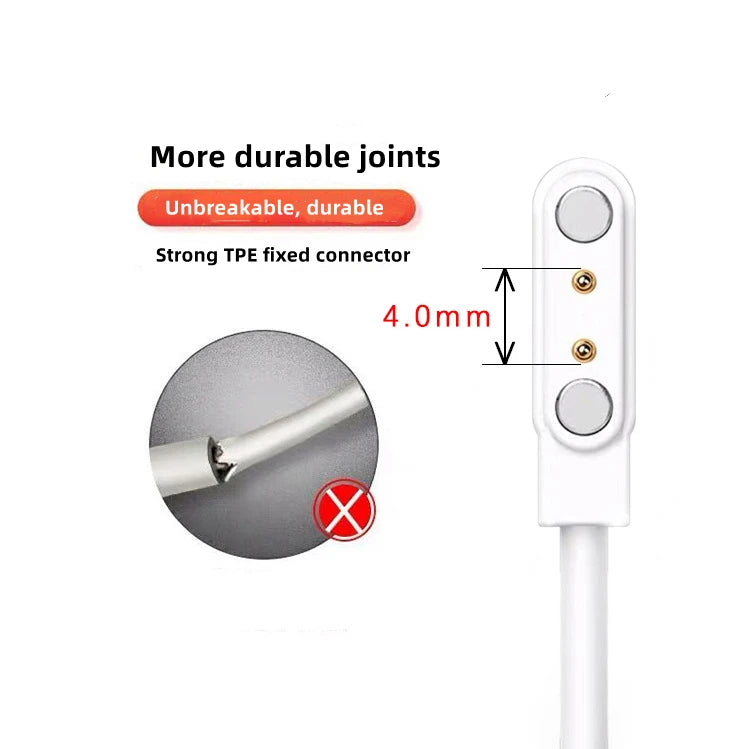 Aishi Magnetyczny kabel ładujący USB, ładowarka, adapter zasilania do inteligentnego zegarka, opaski sportowej, wyciskarki, słuchawek, szczoteczki do zębów, urządzeń kosmetycznych