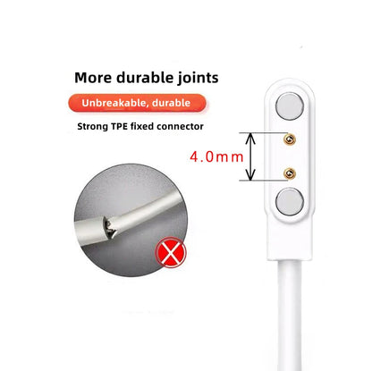 Aishi Magnetyczny kabel ładujący USB, ładowarka, adapter zasilania do inteligentnego zegarka, opaski sportowej, wyciskarki, słuchawek, szczoteczki do zębów, urządzeń kosmetycznych