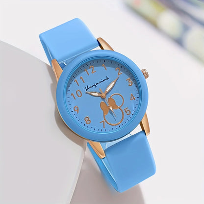 Casual Candy Color Silicone Band Women Watches Round Pointer Ladies Quartz Wrist Watch Reloj Mujer Girls Clock Gift