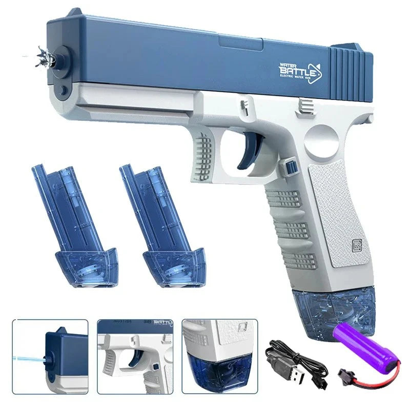 M416 Water Gun Fully Automatic Shooting Toy Summer M416 Water Gun Battle Beach Outdoor Entertainment Children's and Adult Toys