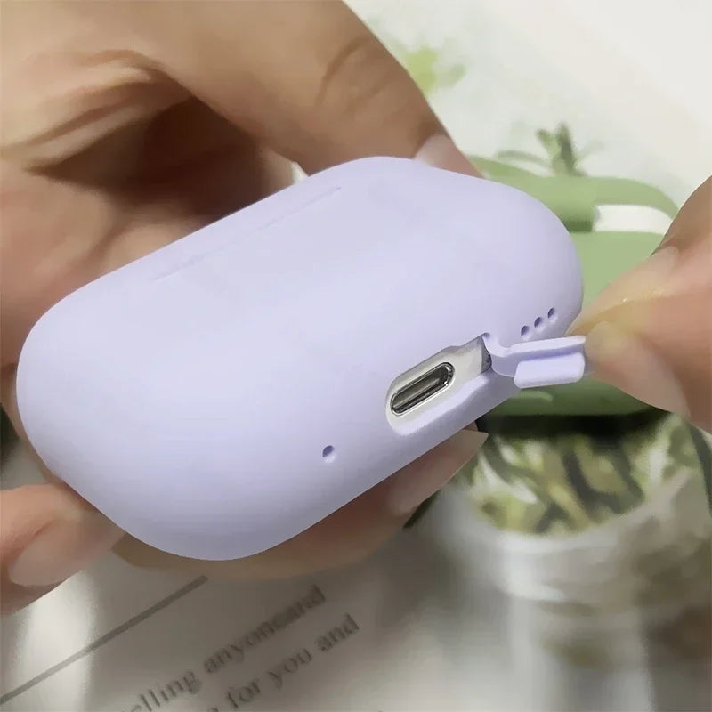 Dla AirPods Pro 2 Etui Płynny Silikon Pokrowiec Na AirPods 3 Pro 2 Etui Miękkie Słuchawki Ochronne Funda dla AirPod Pro 2 Pro2 Pokrowiec