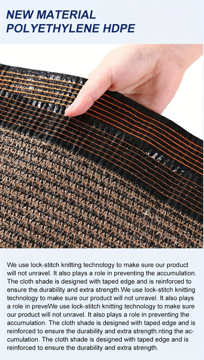 Garden Shade Cloth with Grommets Shade Cloth Sun Shade Fabric Shade Cover for Patio Garden Pergola Shade Cover Canopy Greenhouse