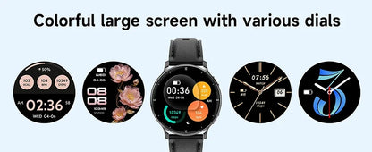 2026 New 7.6mm Ultra-Slim Smart Watch Women AMOLED HD Display LED Flashlight Always-On Time Display Fashion Ladies Smartwatches