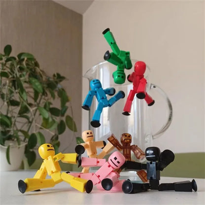 Suction Cup Sucker Sticky Robot Toys Collectable Action Figures Toy Create Stop Motion Animation Great for Kids Ages 4+