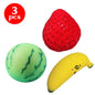 Cute Watermelon Squishy Fidget Adult Slow Rebound Decompression Toys Anti-Stress Fruits Banana Model Stress Relief Squeeze Toys