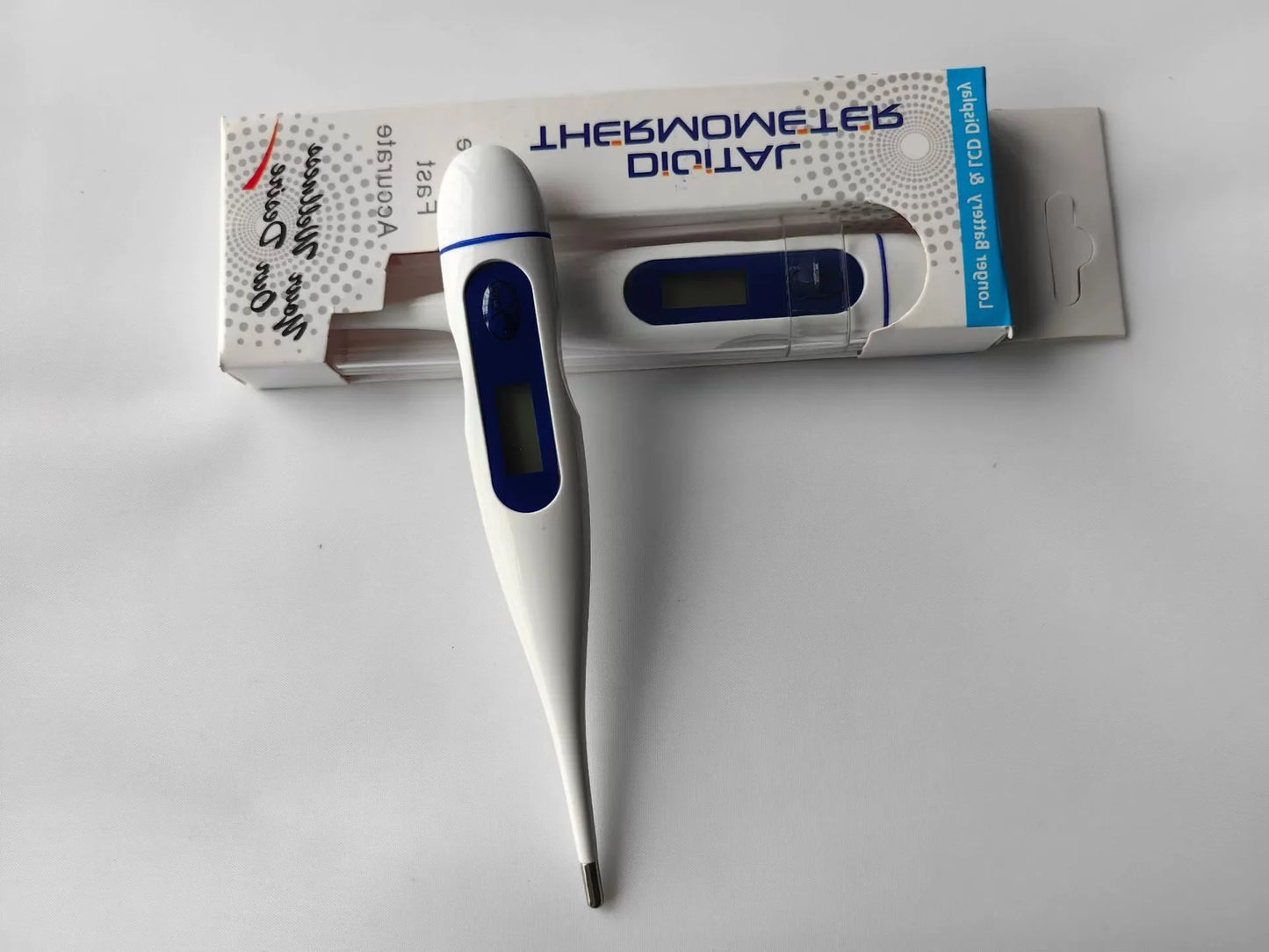 Thermometer for Fever Digital Basal Body Oral Armpit or Rectal Electronic LCD Display High-Precision Measurement Hot Sale