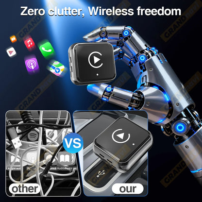 Wireless CarPlay For Apple iPhone Airplay Smart AI Box Bluetooth WiFi Android Auto Connect Car System 3in1 Car Play Adapter