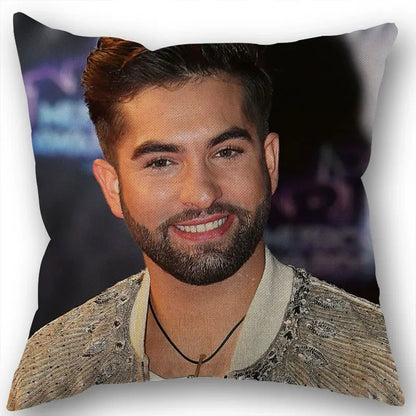 Custom Kendji Girac Pillowcase Home Textile Cotton Pillow Covers Wedding Decorative Pillow Cover Square 45x45CM1210