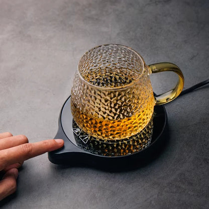 100℃ Cup Heater Mug Warmer 100°C Hot Tea Makers Warmer Coaster 5 Gear Temperature Cup Heaters Coffee Milk Tea Heating Pad