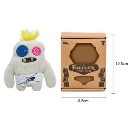 Baby Fugg Fuggler Monster Plush Doll  Original Rabid Rabbit Funny Ugly Hedge Grog Screech Wide-Eyed Teeth Monster With Box