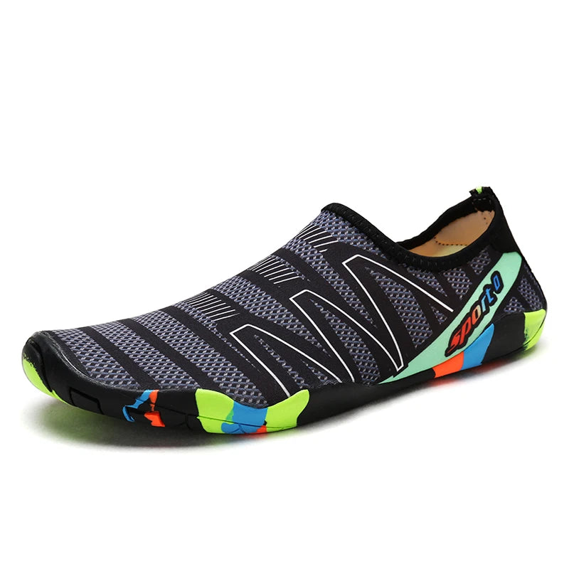 Men Water Swimming Shoes Women Sneakers Barefoot Beach Sandals Upstream Aqua Shoes Quick-Dry River Sea Diving Surfing Seaside