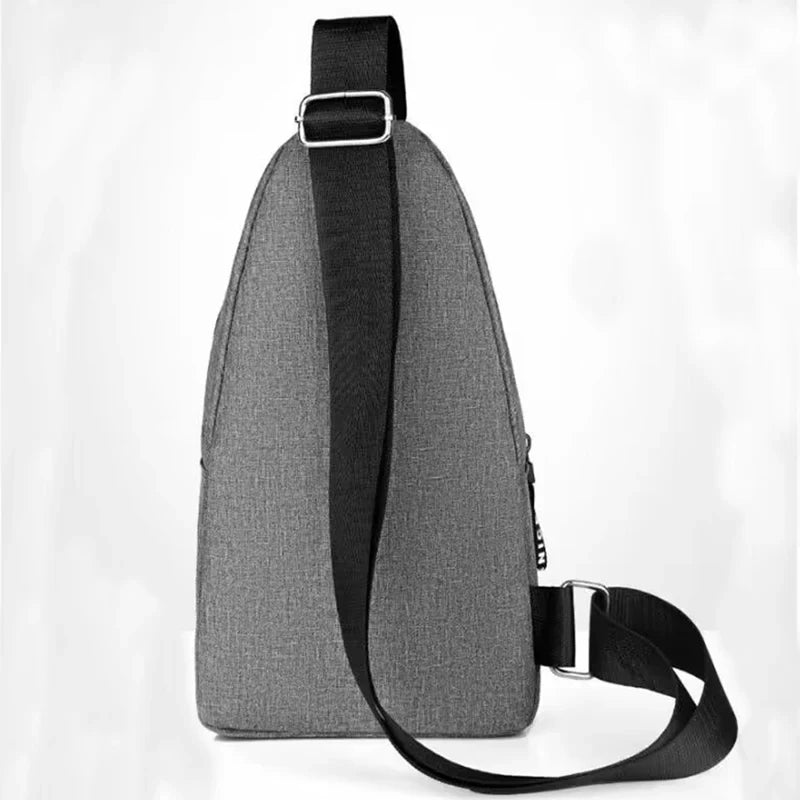 1 adjustable men's and women's crossbody bag sports chest bag, durable travel and hiking backpack chest bag