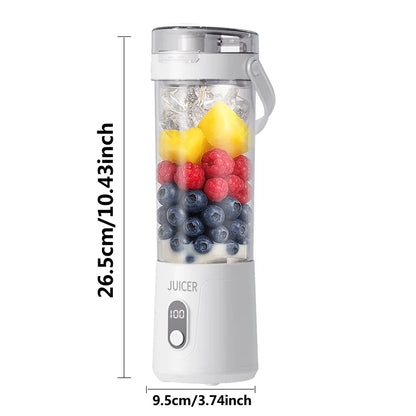 Portable Blender Cup, Electric USB Juicer Blender, Mini Blender, Portable Blender for Milkshakes and Smoothies