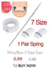 2/6/12Pc Ingrown Toenail Toe Correction Stickers Nail Art Foot Patches Feet Care Paronychia Treatment Recover Pedicure Foot Tool