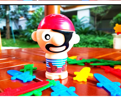 Pirate Board Game, Montessori Family Gathering Games, Childrens Funny Toy Cubes, Childrens Board Games Boys and Girls Gifts.