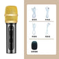 Portable Mini Wireless Condenser Mic Gadget Home Noise Reduction Microphone Integrated Audio Confere for Singing Songs
