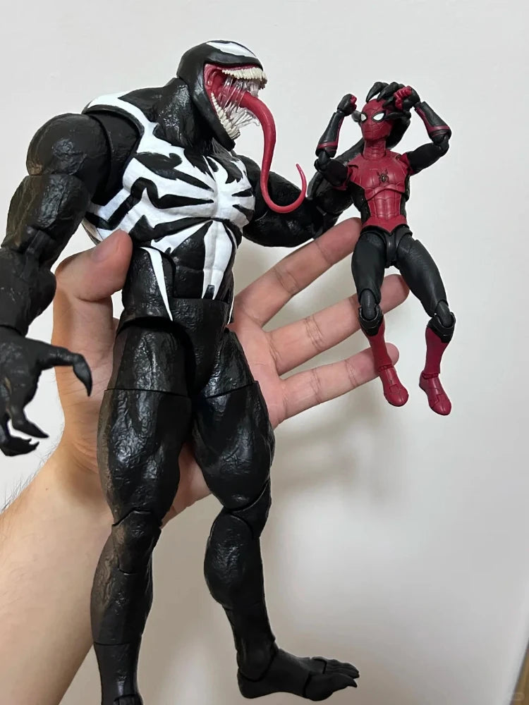 New Venom Highly Articulated Action Figure with Swappable Heads Boxed PVC Collectible Model Desktop Display Hobby Toy Gift