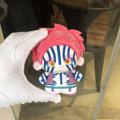 Demon Slayer Figure Anime Plush Doll Fans Gift Q Version Toy Gifts Kamado Nezuko Keyrings Cartoon Character Keychains Bag Charms
