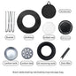 Fireplace Small Round Table Foldable Fire Pit Pot Outdoor Multifunctional Portable Camping Barbecue Table Set