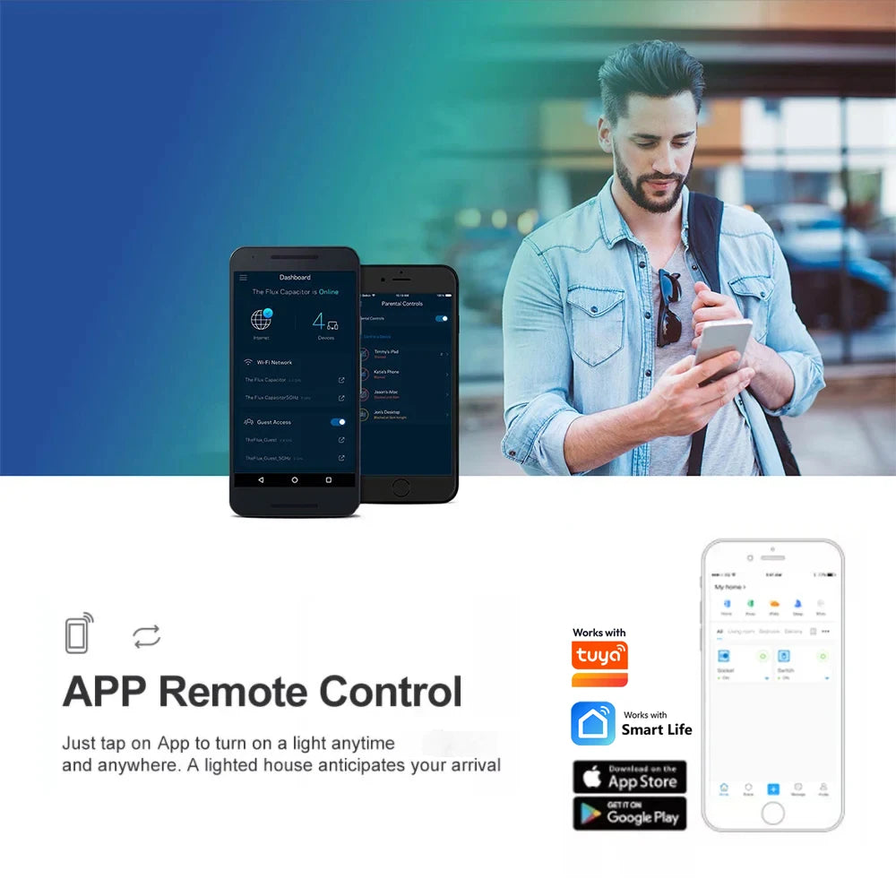 4CH Wifi Relay Smart Wireless Switch Module 4 Channel 7-32V 85-250V 220V 110V 2200W RF433 4 Way Receiver Works with Tuya Alexa