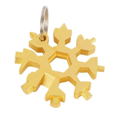 Portable EDC Multifunction Torque Snowflake Wrench Alloy Steel Hexagonal Universal 18-in-1 Octagonal Screwdriver Household Tool