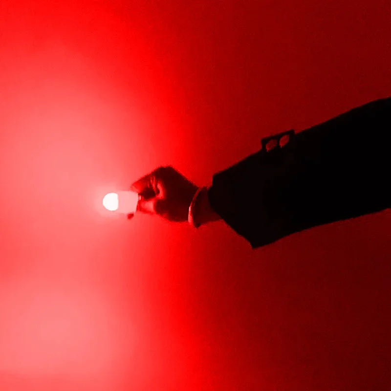 Thumb Finger Light Luminous Finger Light Magic Trick Props Halloween  Glowing Fingers Glow Thumbs（Red）magic props